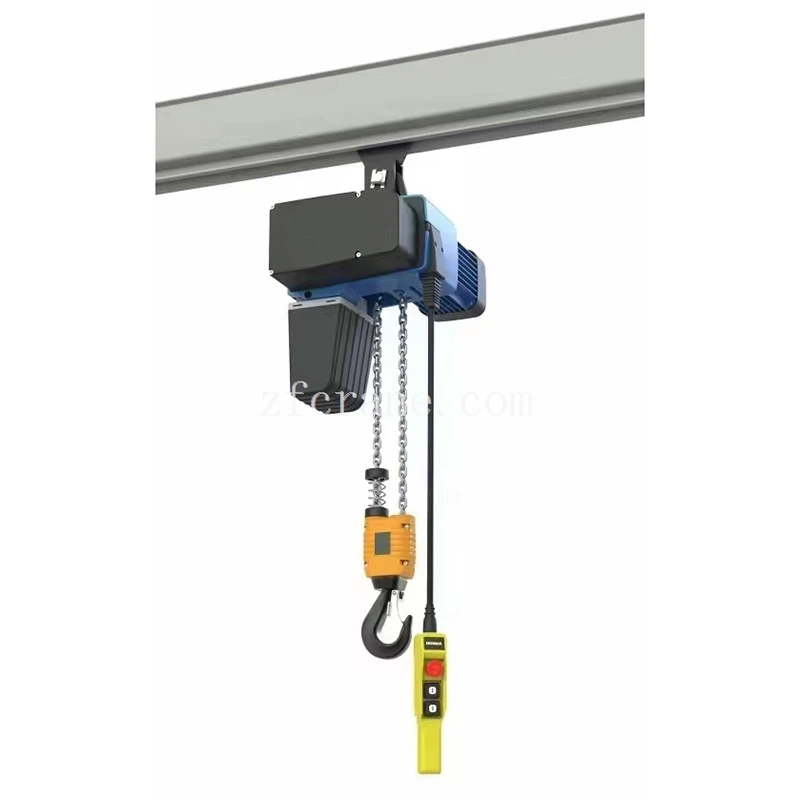European Electric Chain Hoist With Manual Trolley